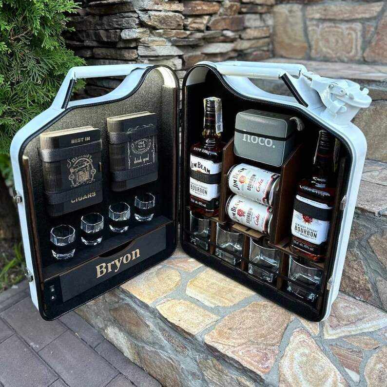 20 L Jerry Can Mini Bar, With Bluetooth Speaker, Custom Fuel Bar, Home Mini Bar, Handmade Travel Bar, Gift For Him, For Christmas, For Dad