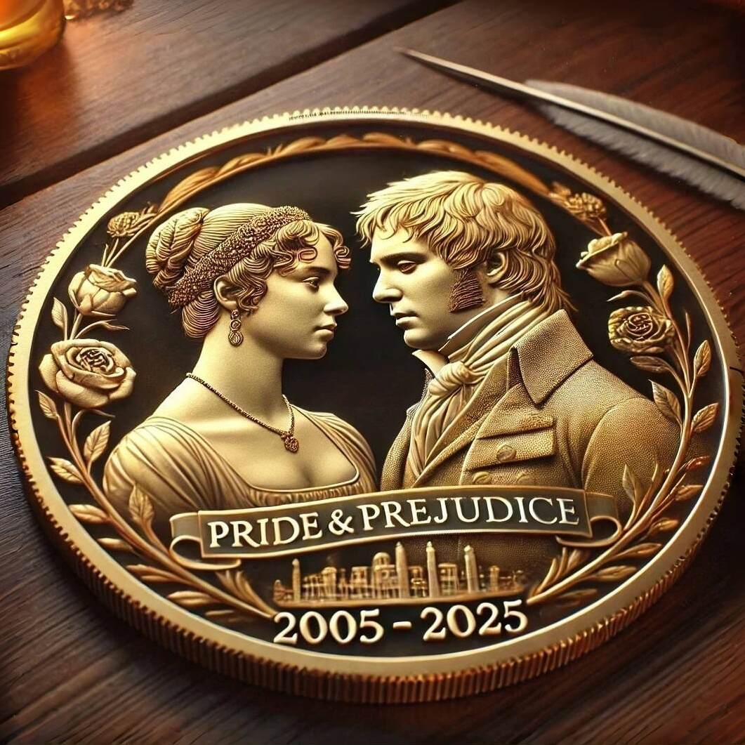 Pride & Prejudice 20th Anniversary Coin