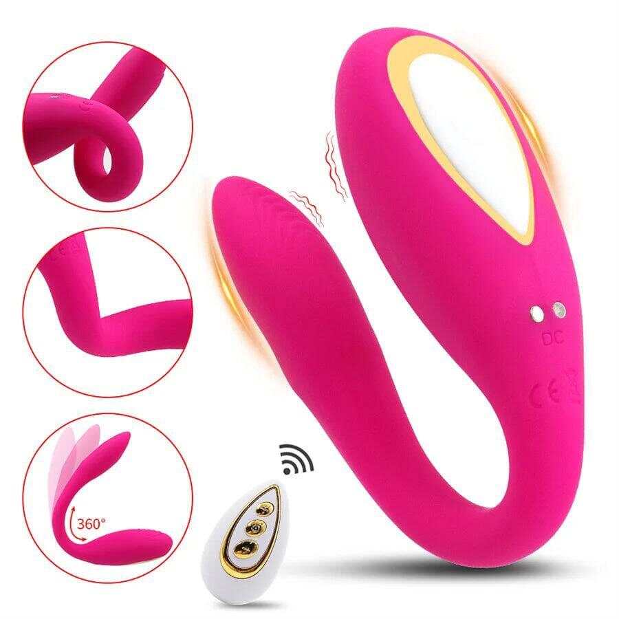10-Mode U-Shaped Wearable Dildo – Wireless Remote Vibrator