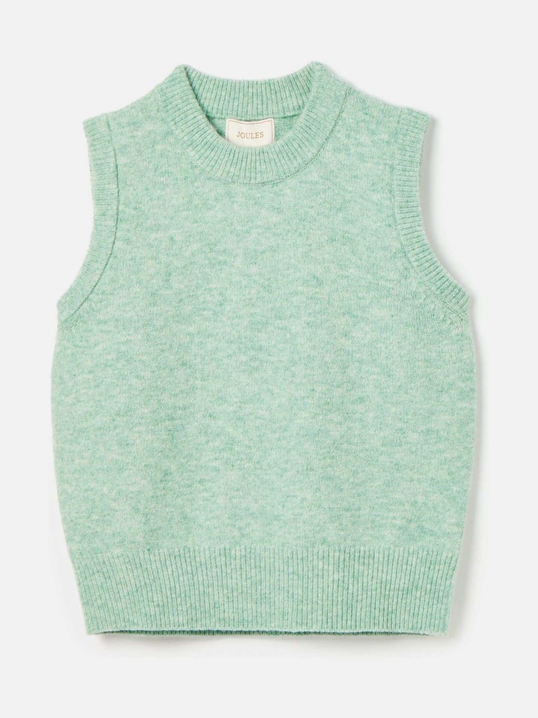 Holly Green Regular Fit Knitted Vest