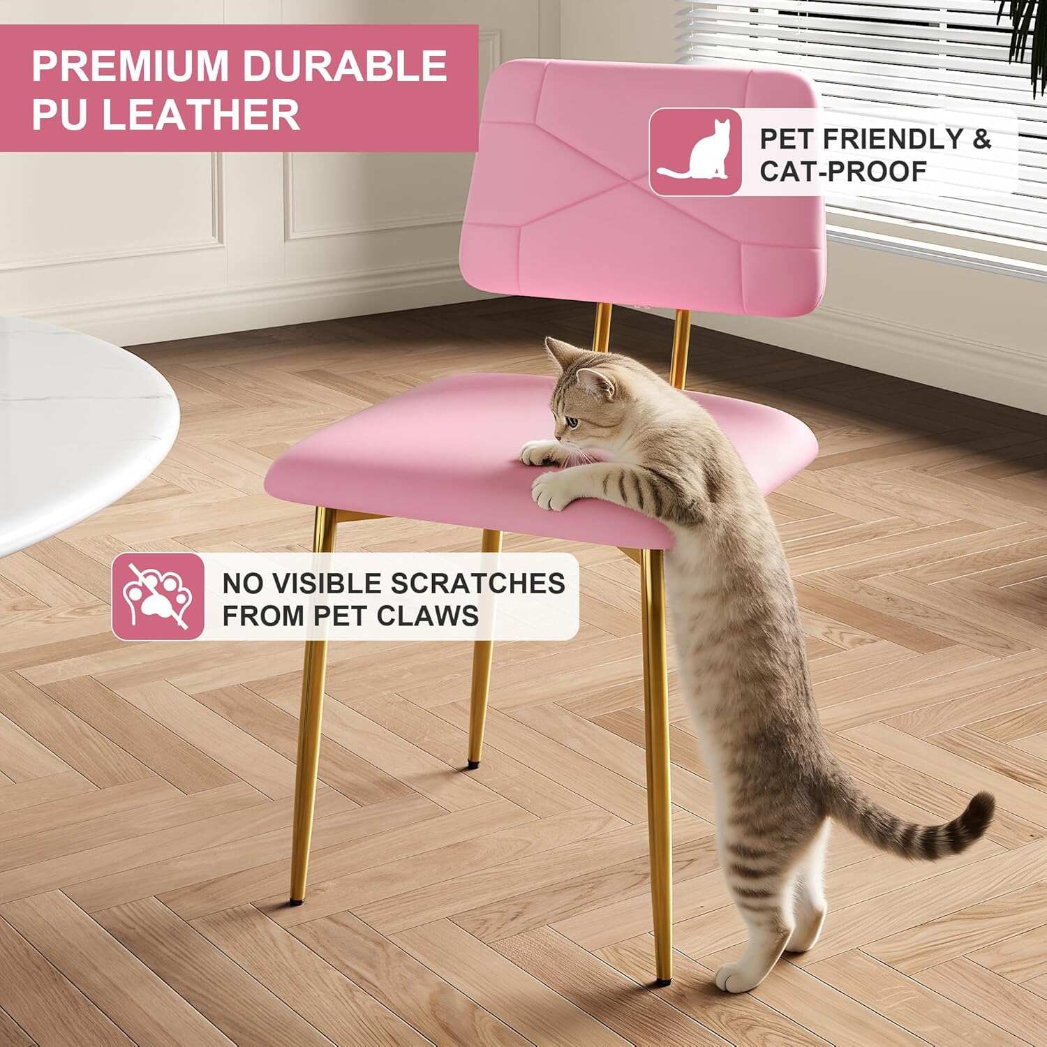 VECELO Dining Chairs Set of 2