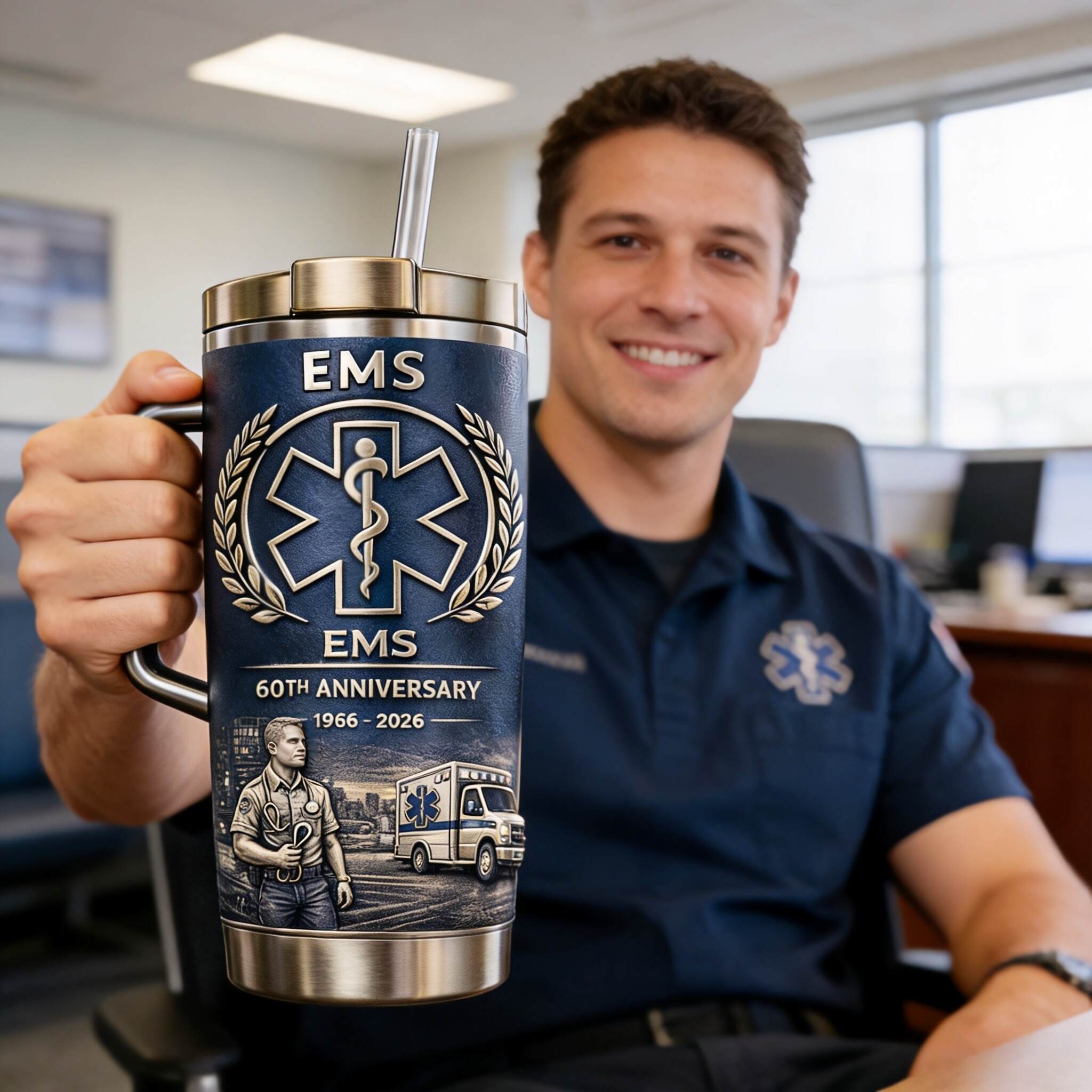 EMS Tribute Heritage Tumbler
