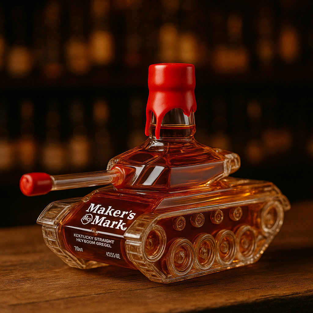 TANK Whiskey Bottle