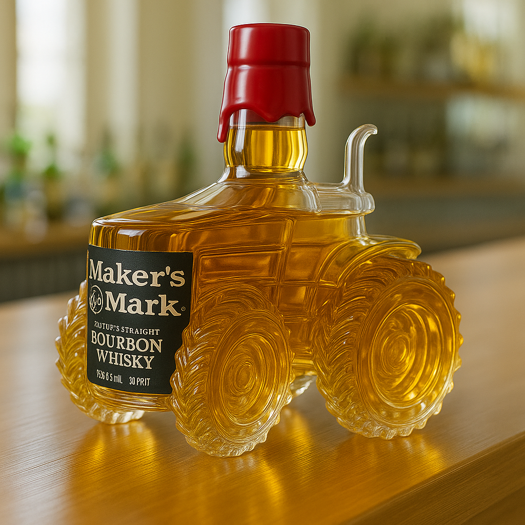 Tractor Whiskey Bottle
