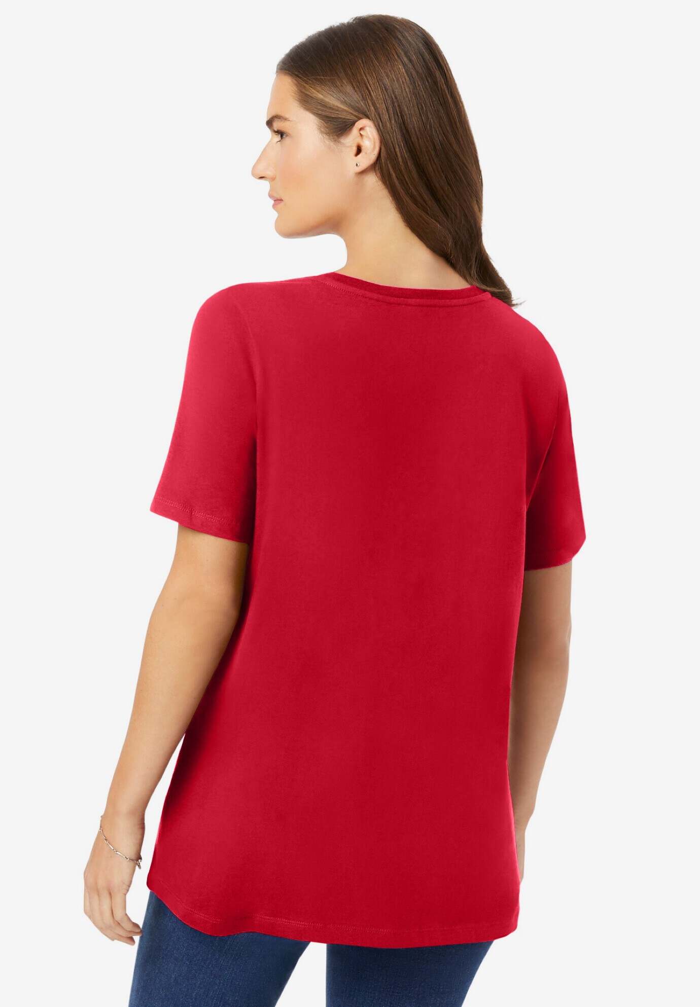 Perfect Short-Sleeve Crewneck Tee