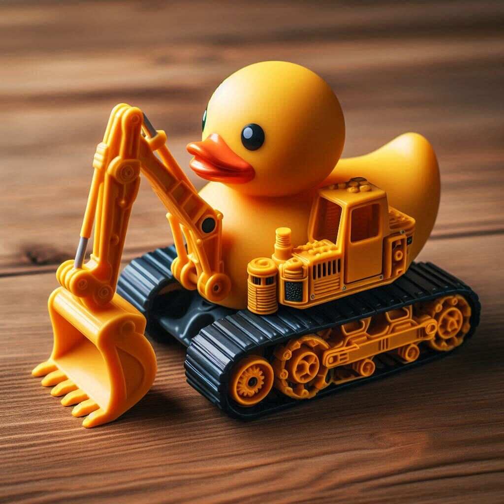 Construction Equipment Duck