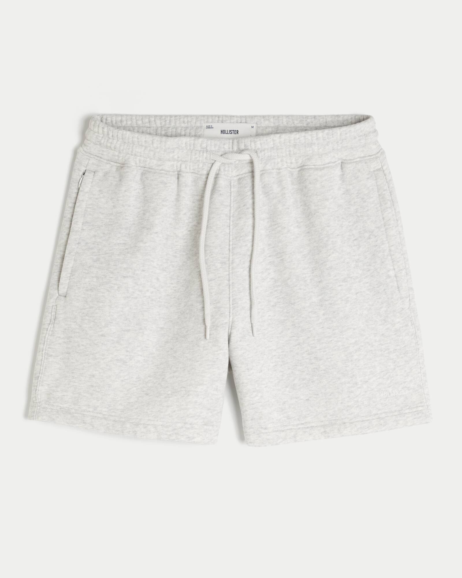 Mid-Thigh Camo Loose Fleece Shorts