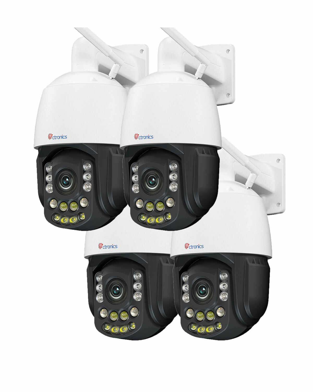 Ctronics 4K 30x Optical Zoom Security Camera Outdoor, 150m Night Vision, 2.4/5Ghz WiFi, AI Human/Vehicle/Pet Detection,Preset Cruise Paths, Metal