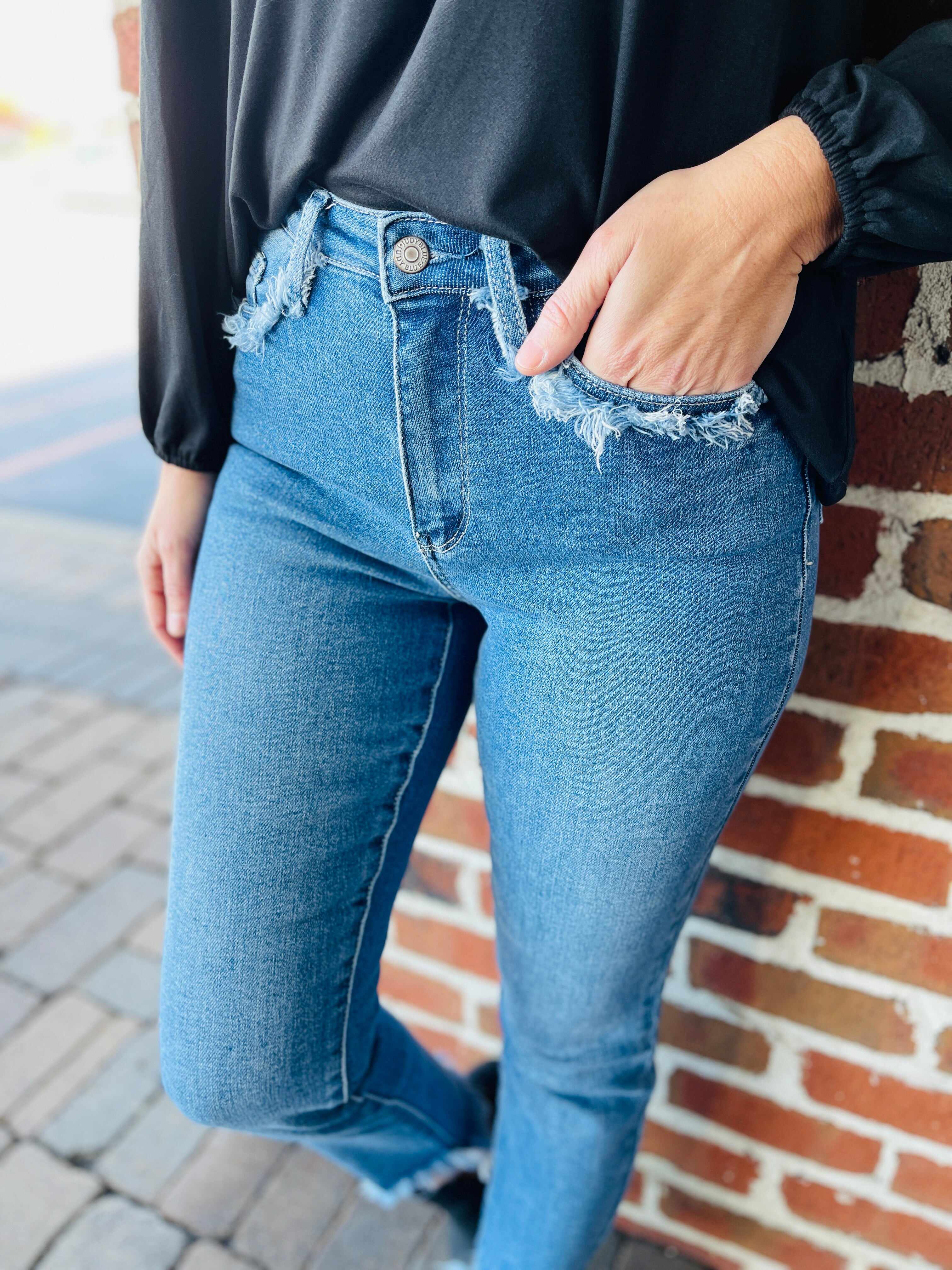 PLUS/REG On The Fringe Slim Fit Jeans