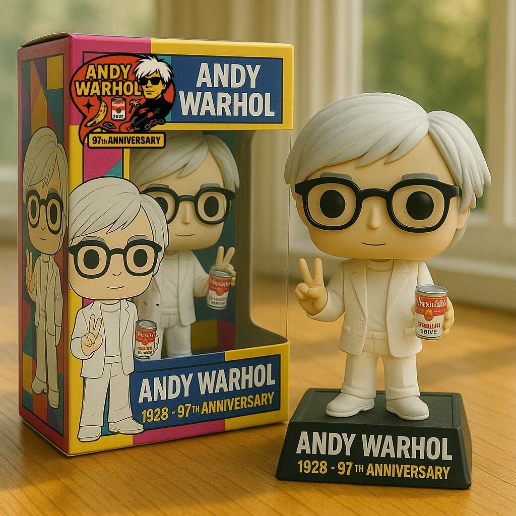 Andy Warhol · 97th Anniversary POP Figure!