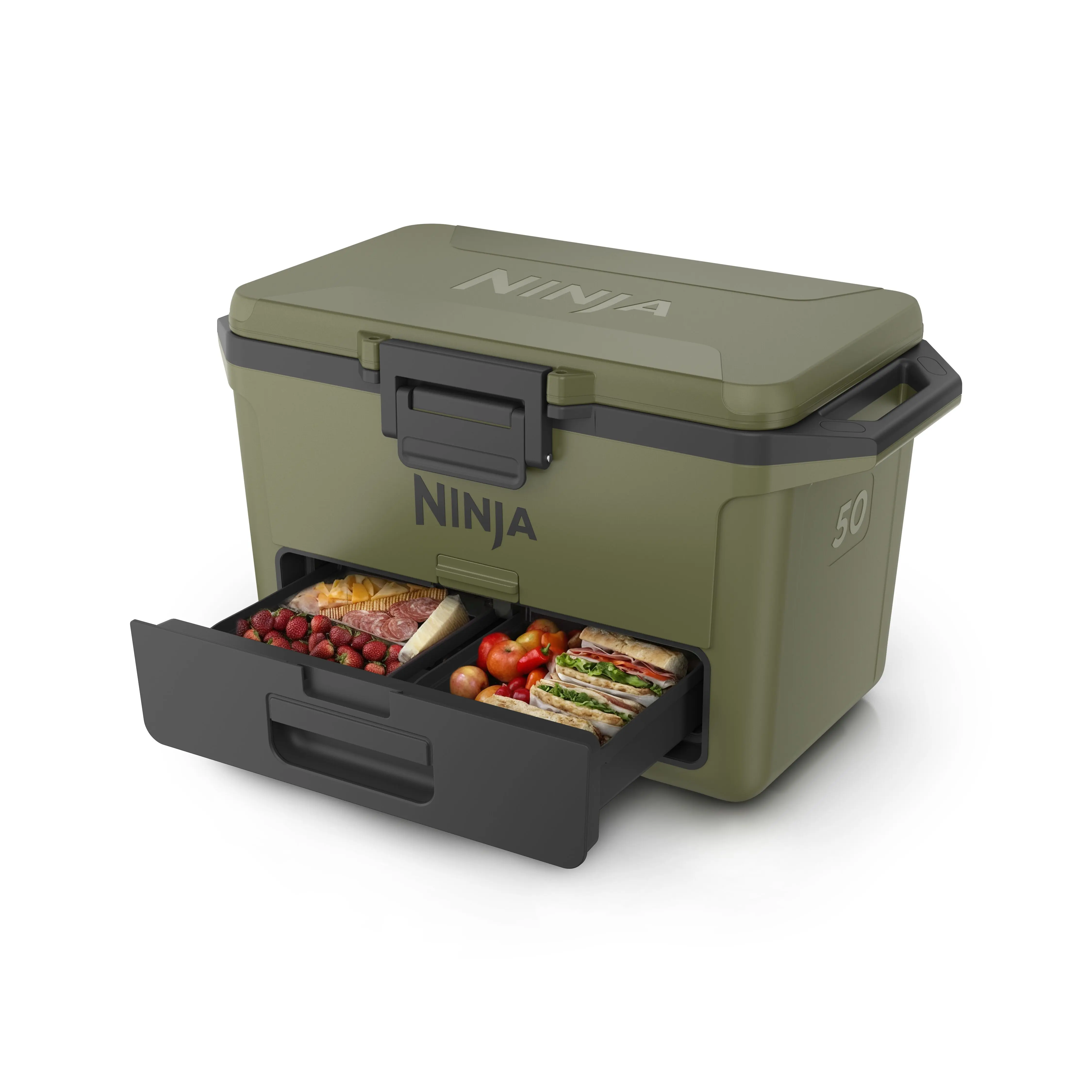 50qt Hard Cooler with Cold Dry Zone