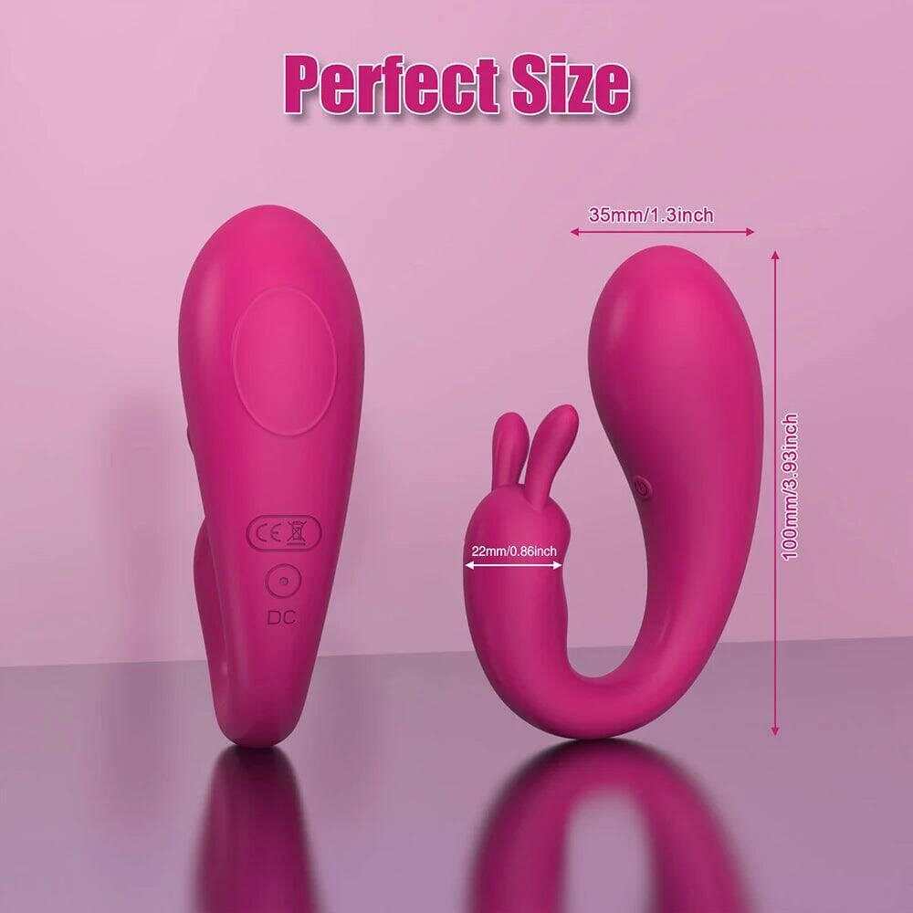 Bluetooth APP Wireless Vibrating G-Spot & Clitoris Stimulator