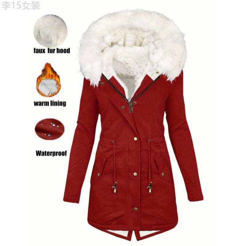 Cozy Fleece Hooded Coat