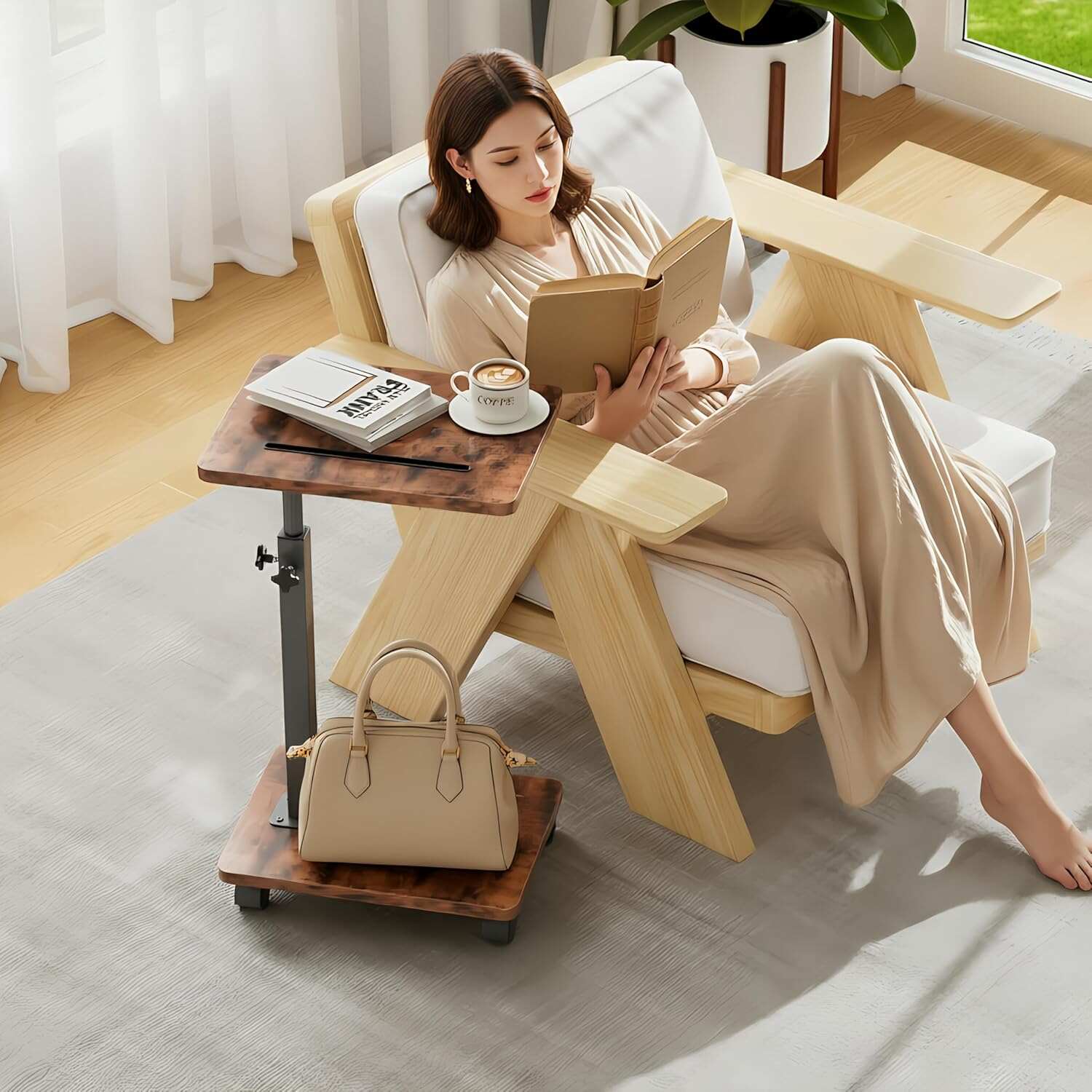 VECELO TV Tray Table for Couch