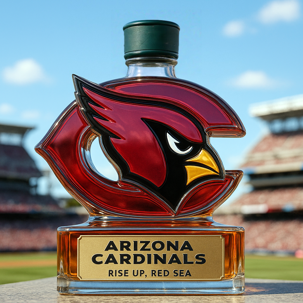 Arizona Cardinals Limited Edition Whiskey Bottle