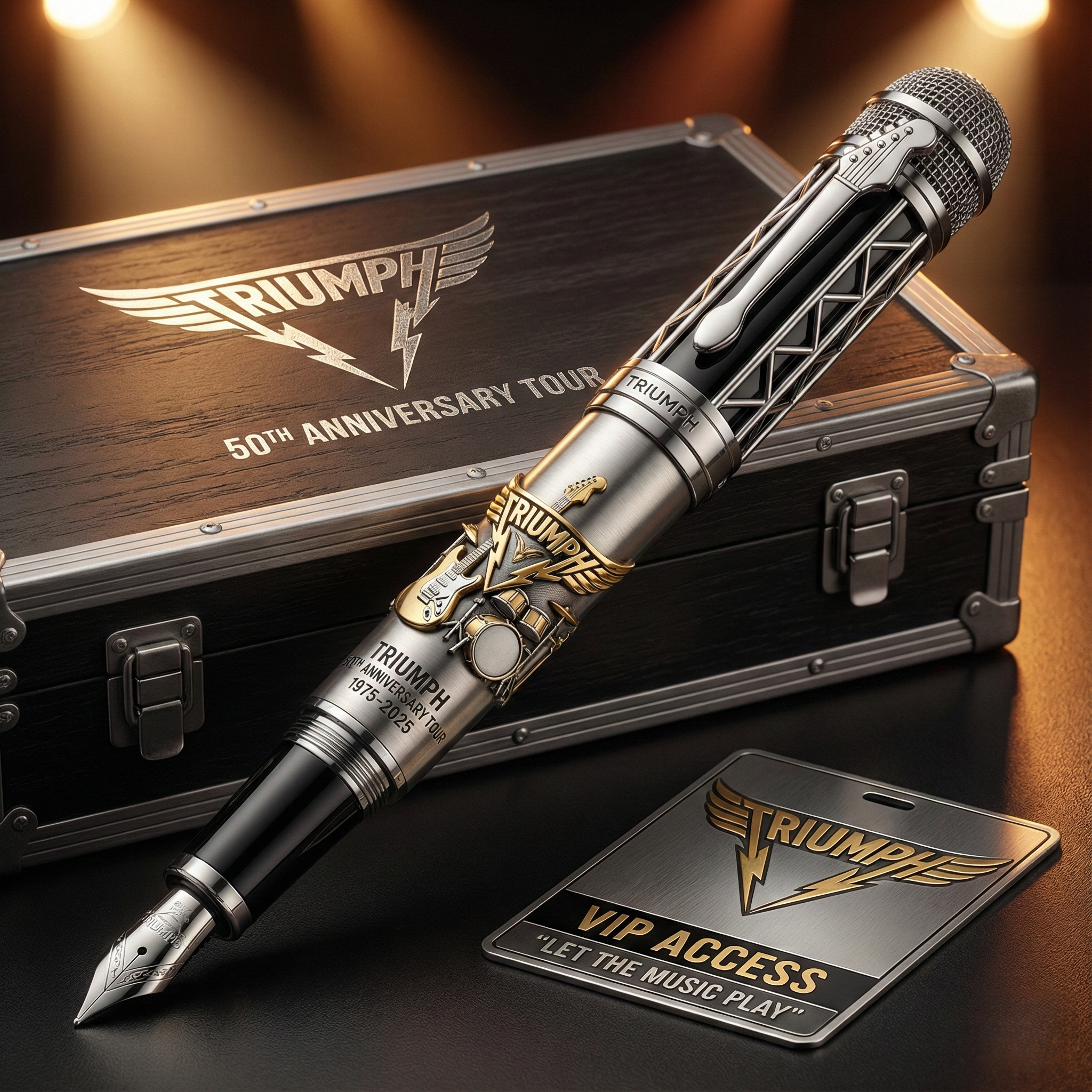 Triumph 50th Anniversary Tou Commemorative Pen