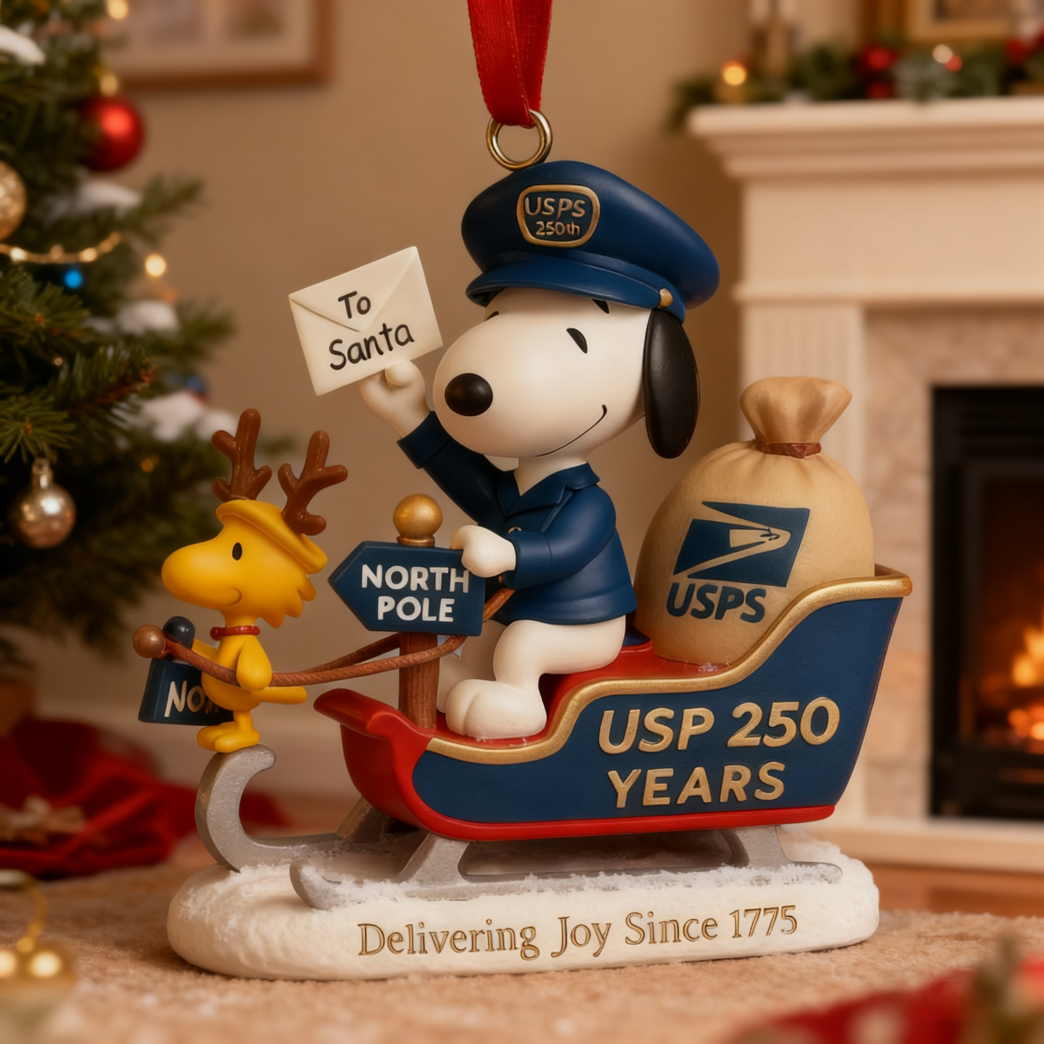 Delivering Joy – SNP x USPS 250 Years Ornament