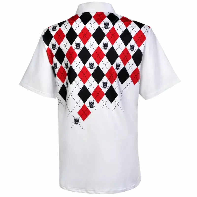 Monster Cool-Stretch Golf Shirt (White)