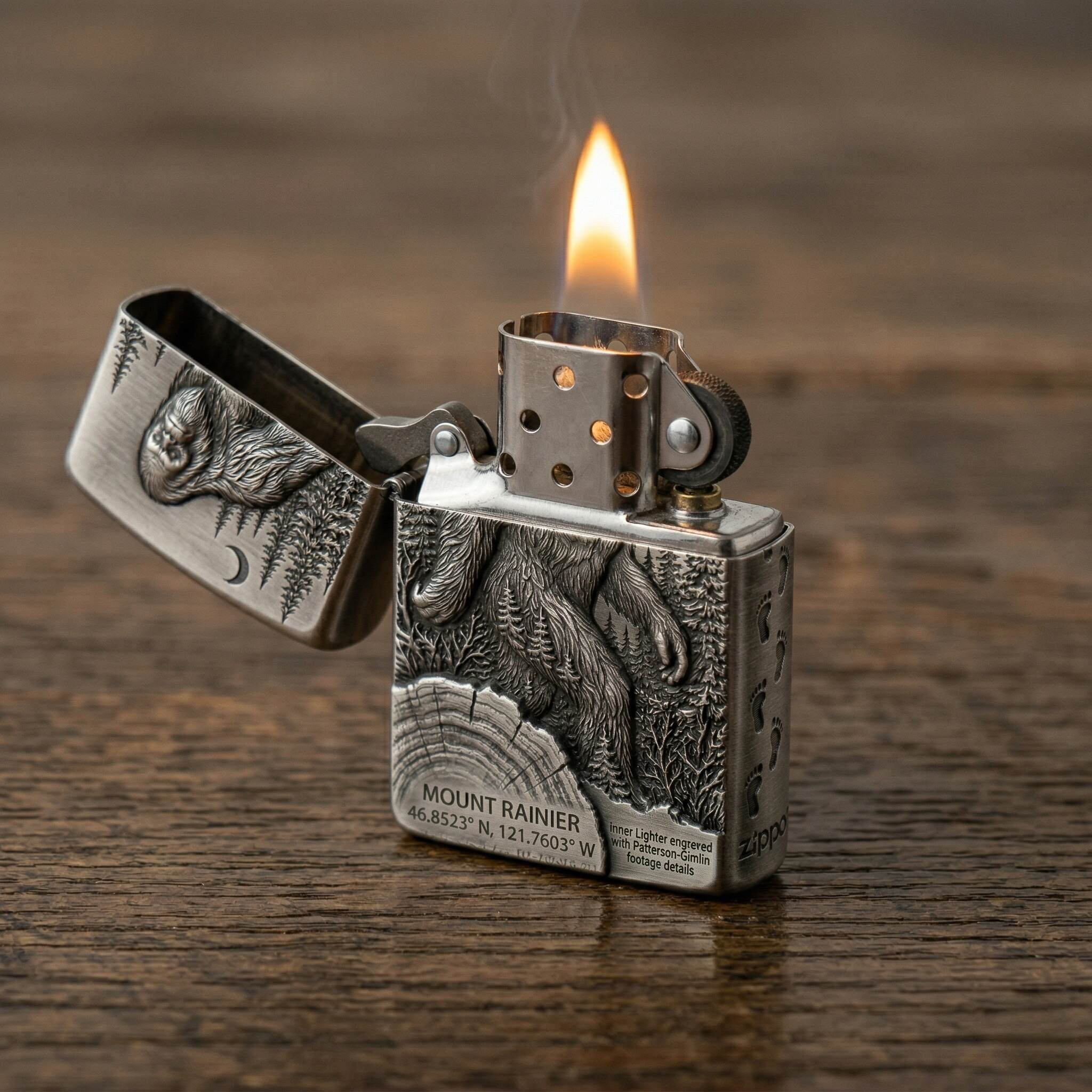 Mount Rainier Sasquatch Collectible Lighter