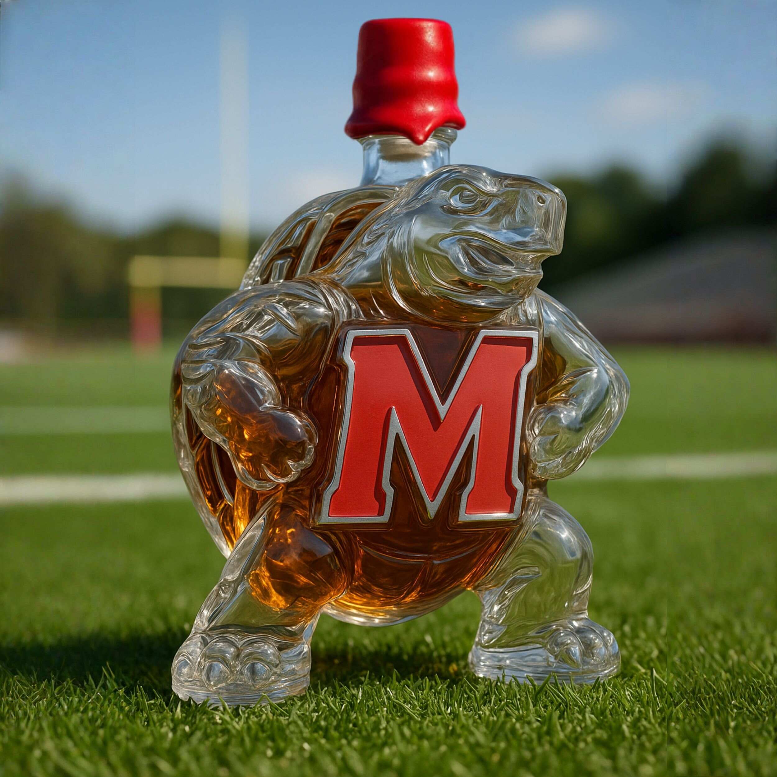 University of Maryland Terrapins Whiskey Bottle