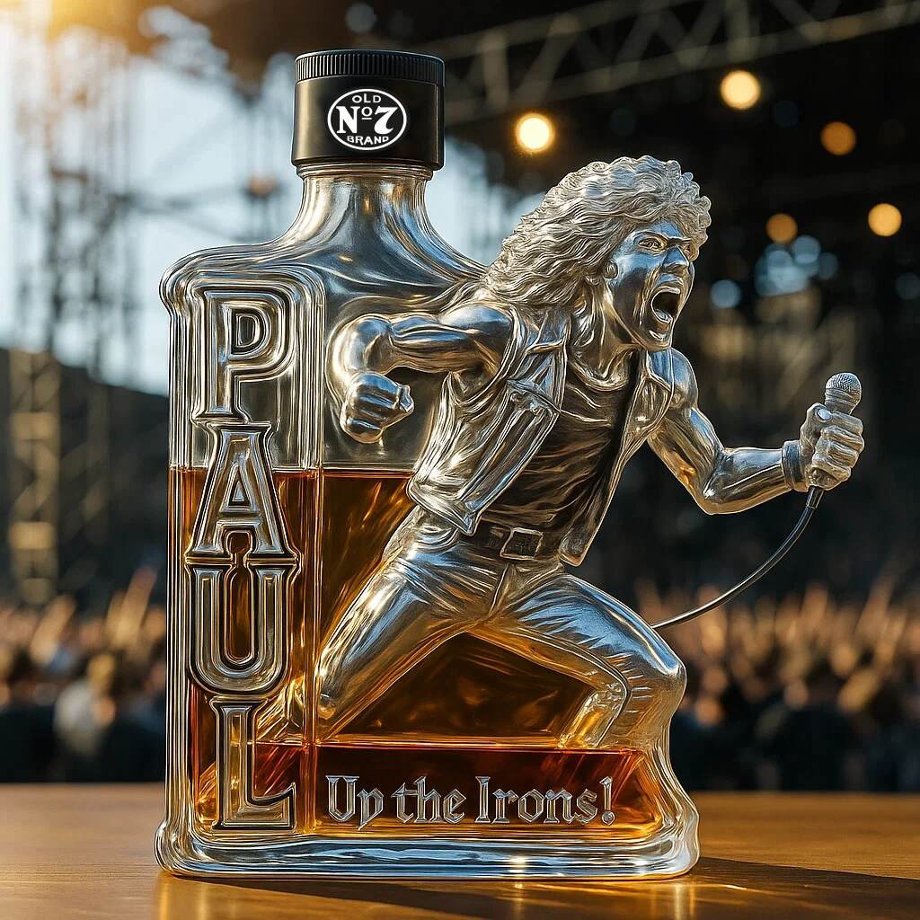 Paul Mario Day Limited Edition Whisky Bottle