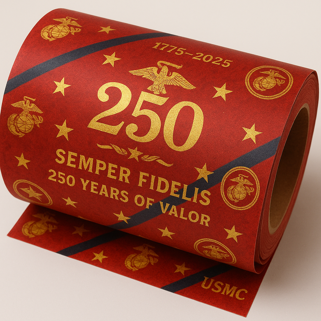Marine Corps 250th Anniversary Wrapping Paper