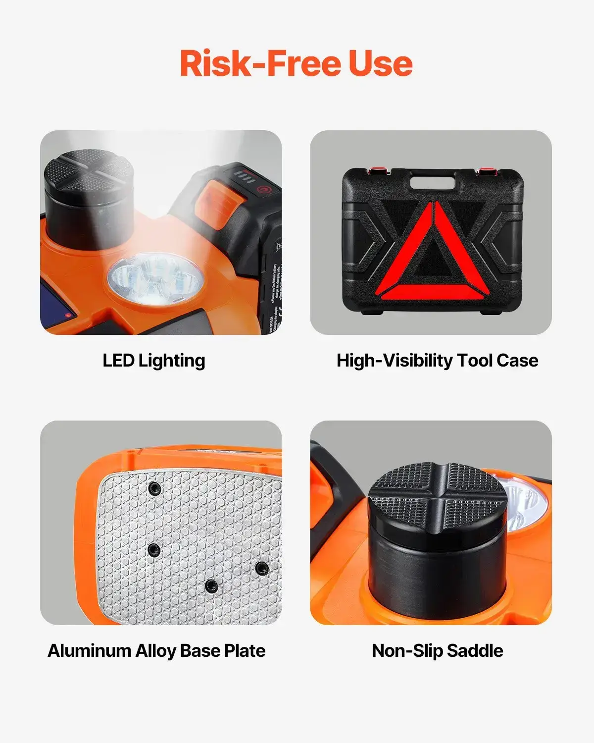 Upgraded Wireless Electric Hydraulic Car Jack with Remote Control & Battery Charging,  5 Tons /11000 lbs Portable Jack kit with Electric Impact Wrench