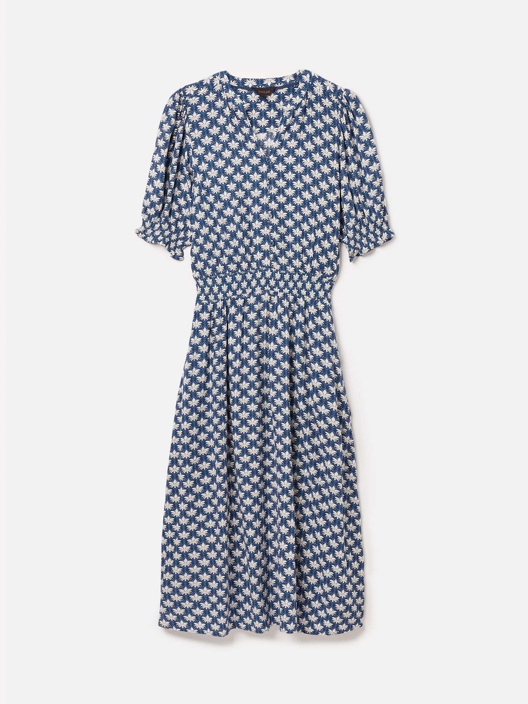 Laurie Blue Viscose Midi Dress