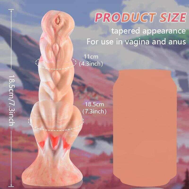 Body-Safe Silicone Monster Dildo – 7.3