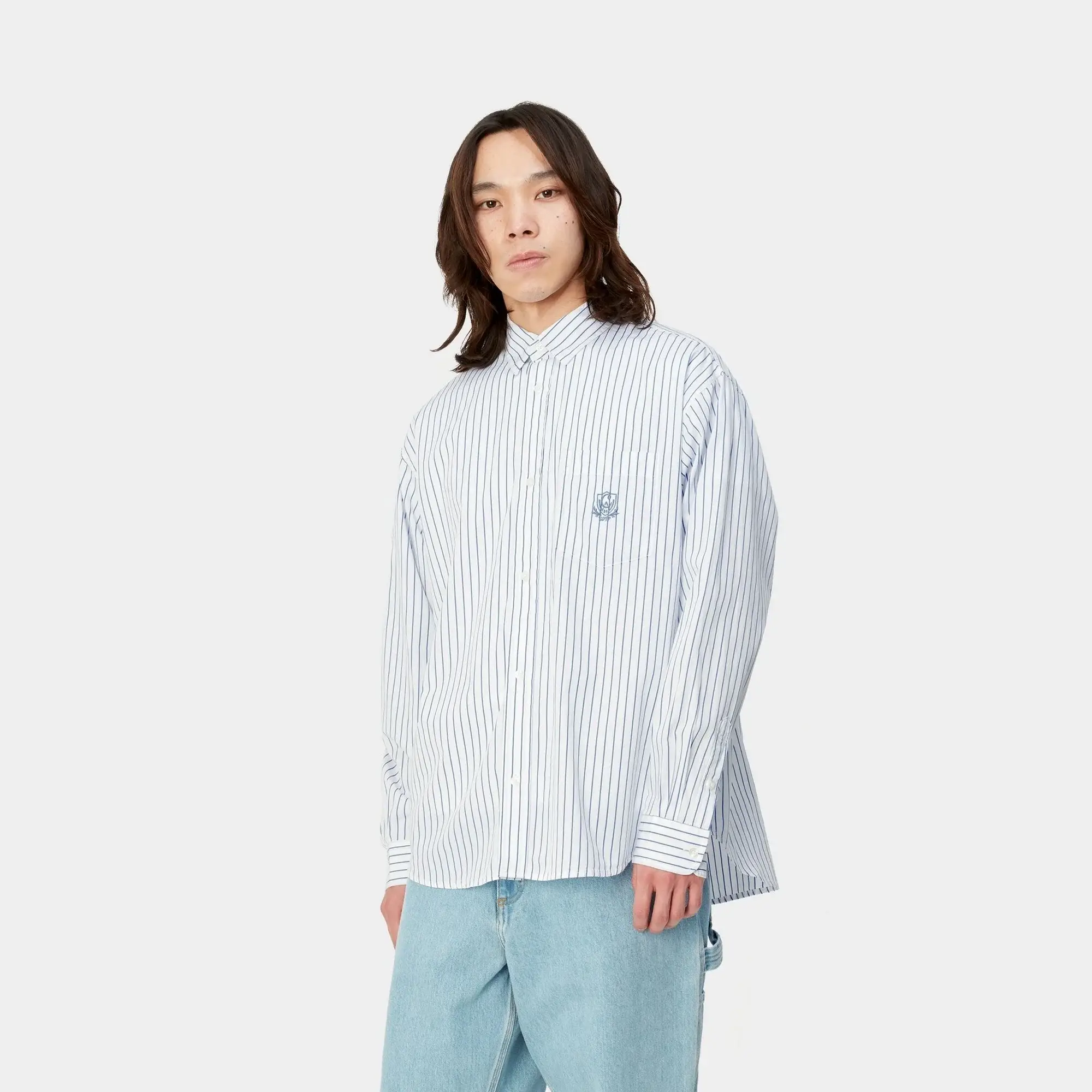 NMLinus Stripe Shirt | Bleach