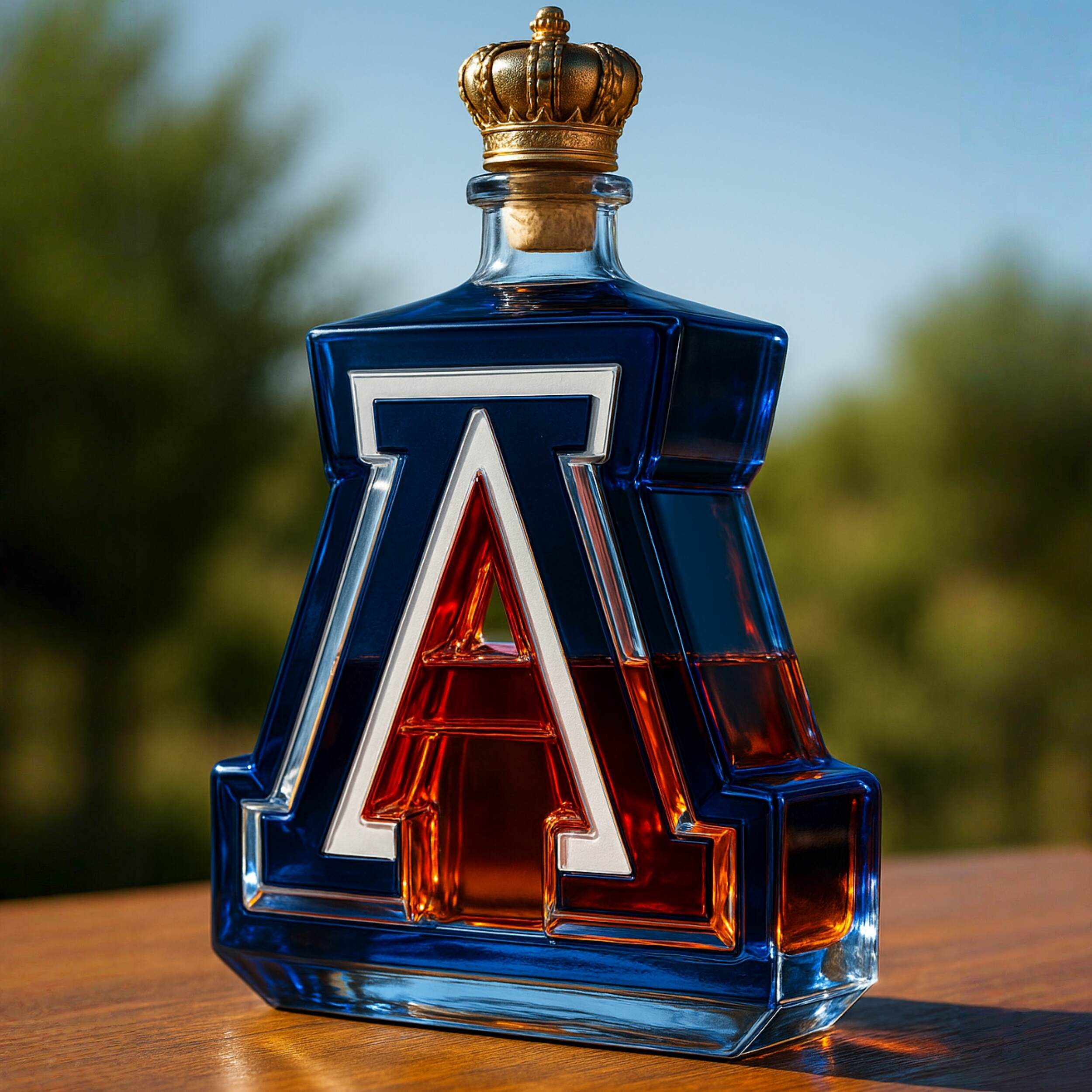 Arizona Wildcats Whiskey Bottle