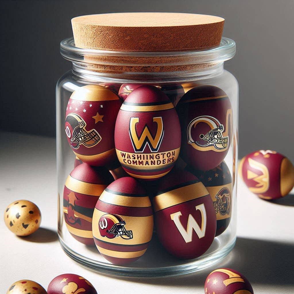 Football Team Egg Jar