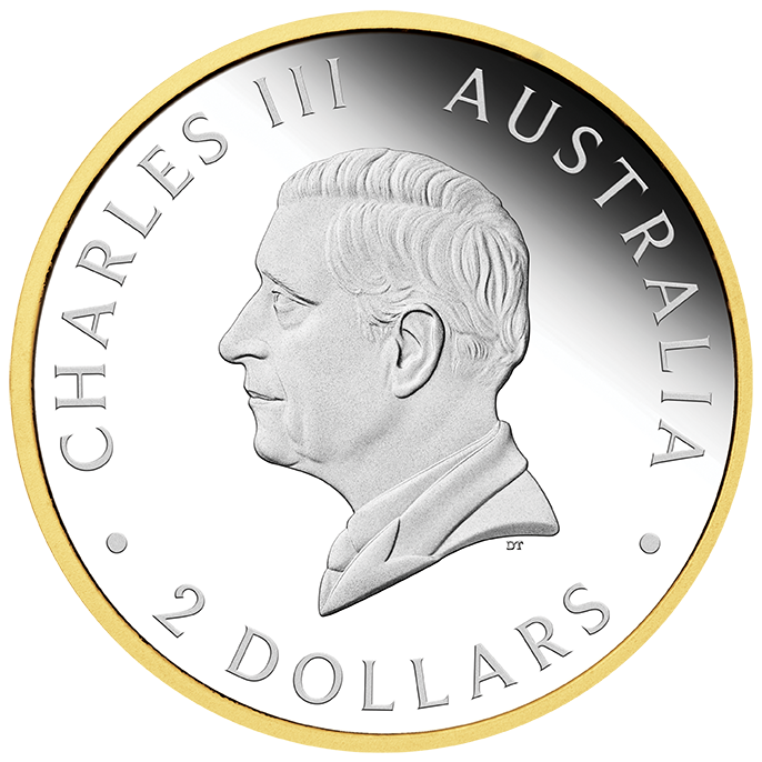 2024 The Perth Mint's 125th Anniversary Gilded 2oz Silver Proof