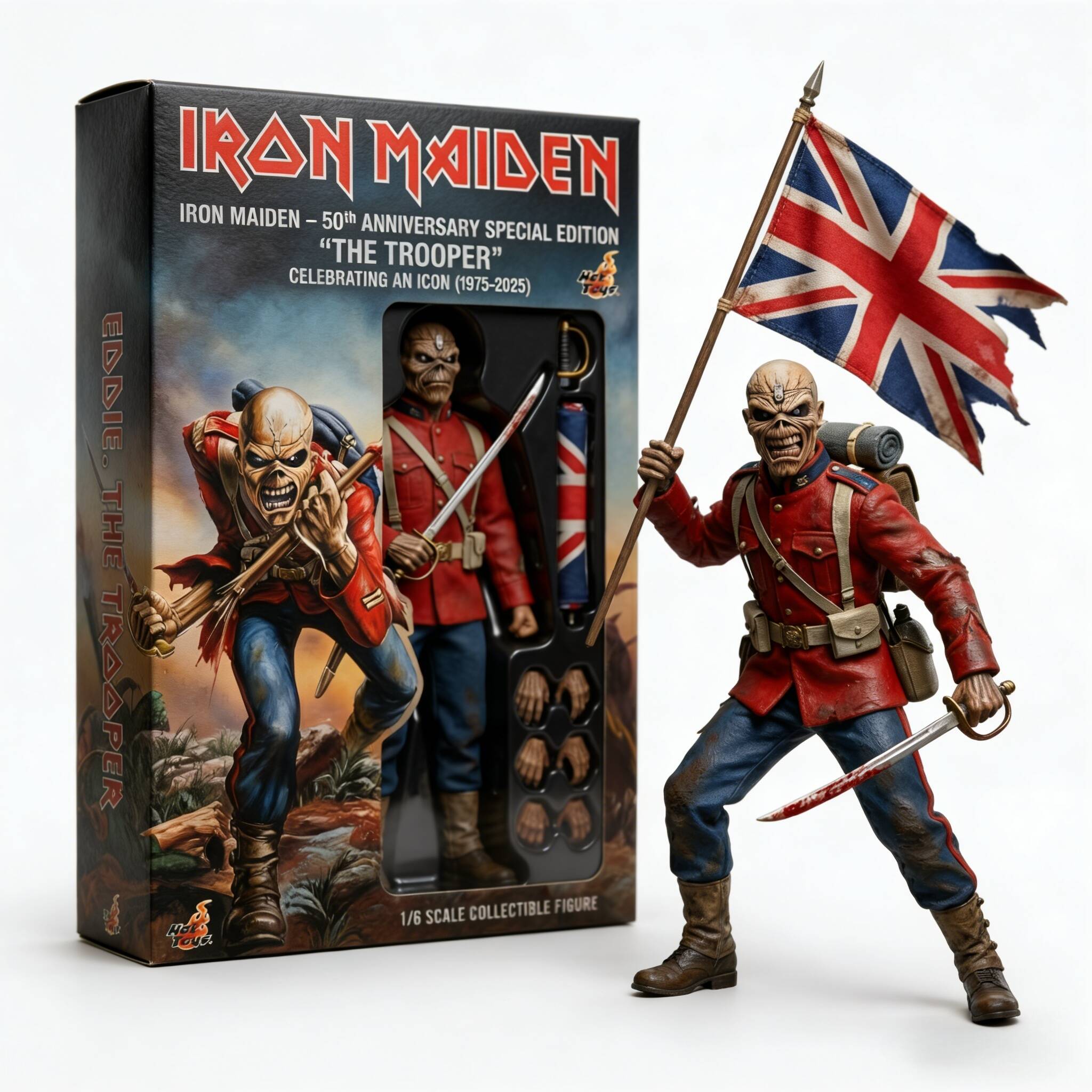 Iron Maiden 50th Anniversary Hot Toys Scale Collectible Figure
