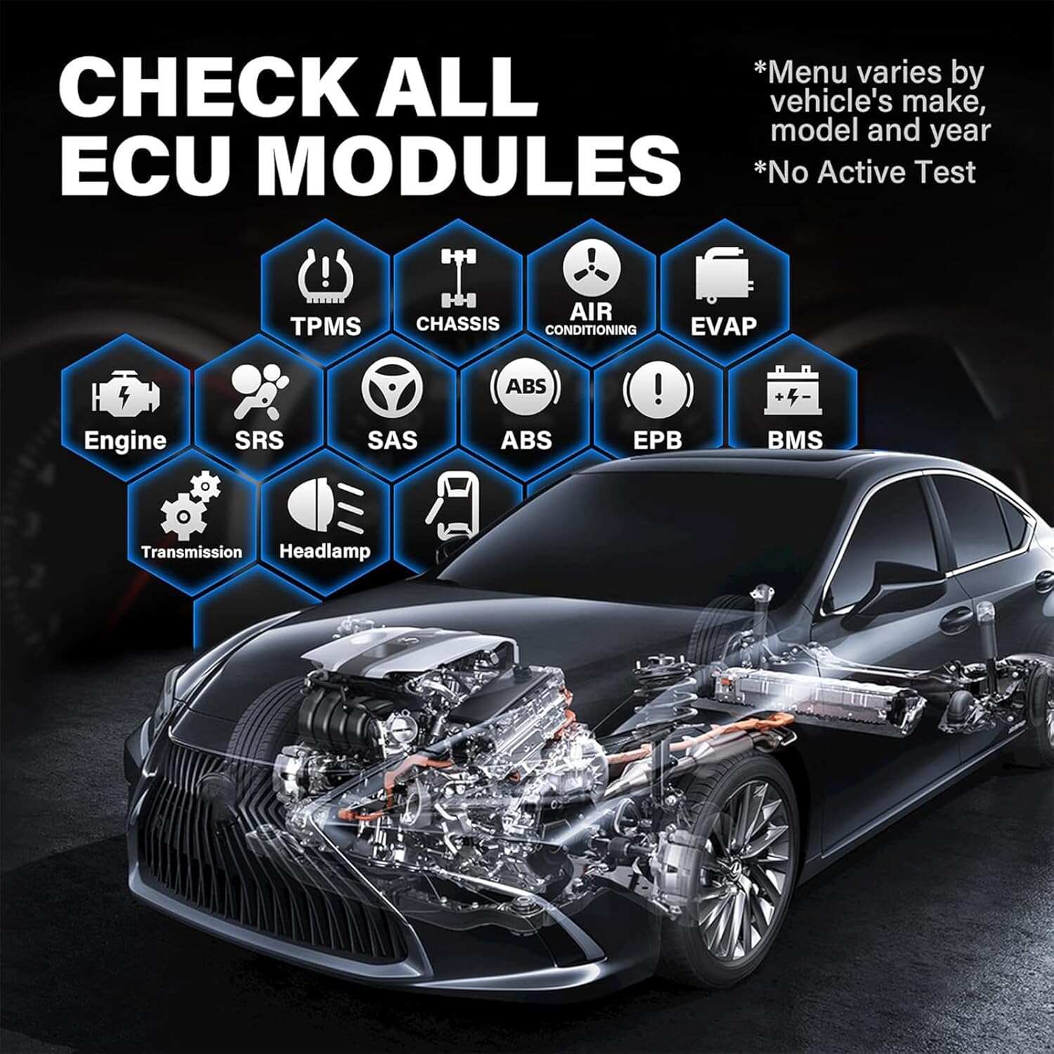 2026 Bidirectional Scan Tool, Function as AD900 Lite AD Pro, All System Automotive Diagnostic Scanner, Active Test, 28+ Reset Service, FCA Autoauth, 2 Years Free Update