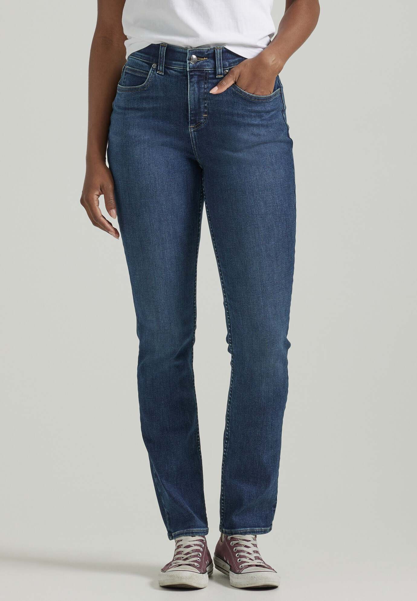 Ultra Lux Comfort With Flex Motion Stright Leg Jean Jean