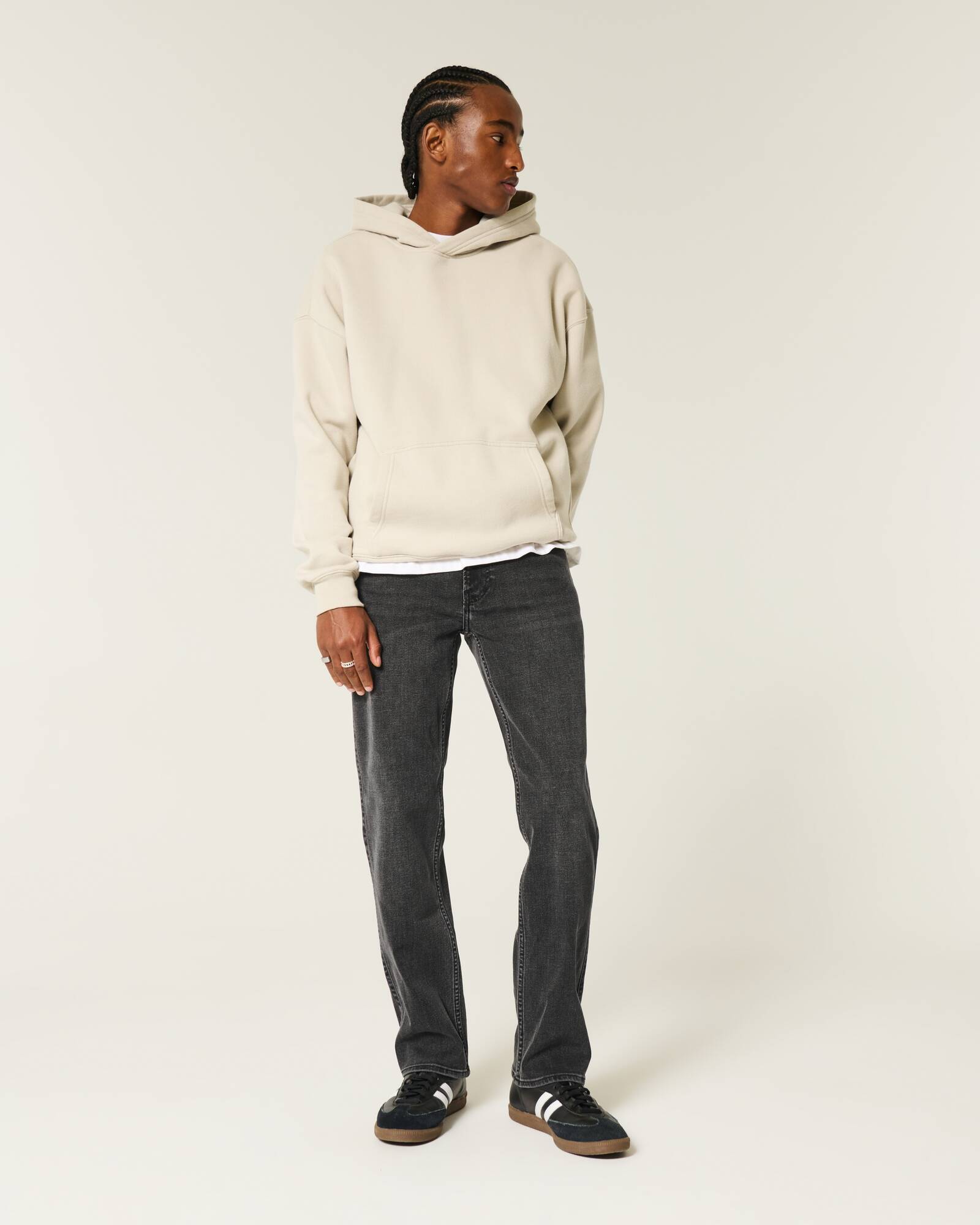 Light Wash Straight Jeans