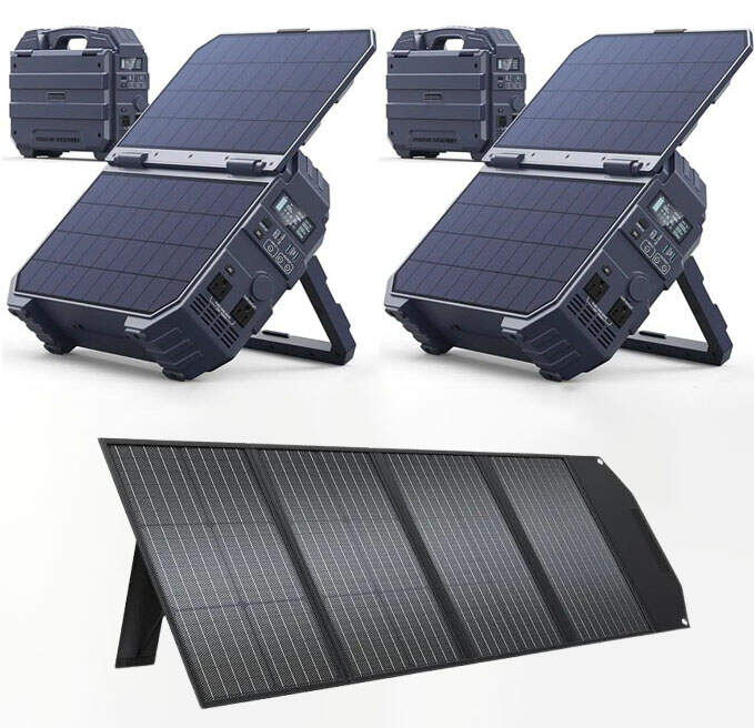Spring Sale💥Last Day Buy 1 Get 1 Free💥Portable Power Station with Built-in Solar Panel