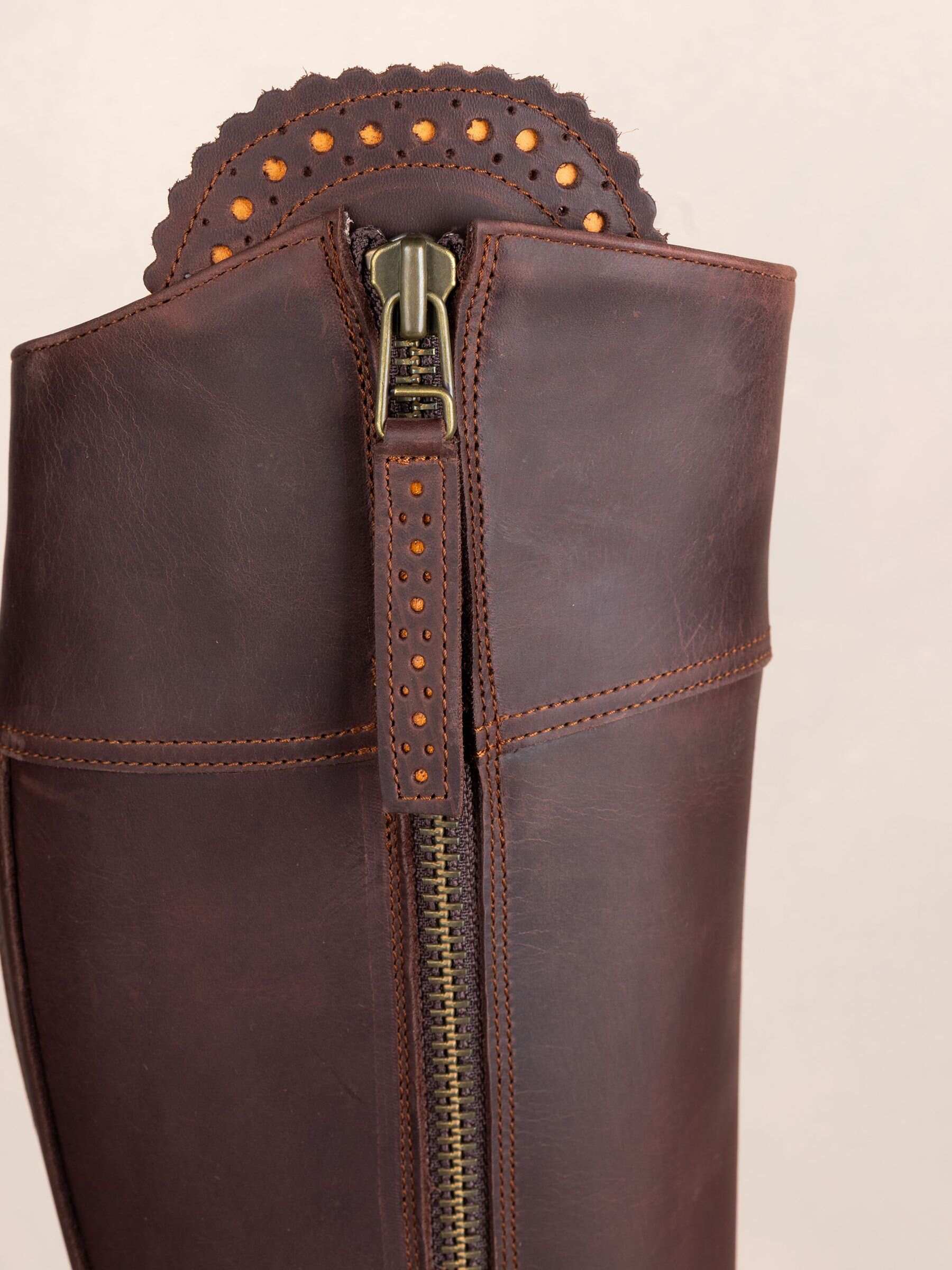 Spanish Boot Co Brown Wide Fit