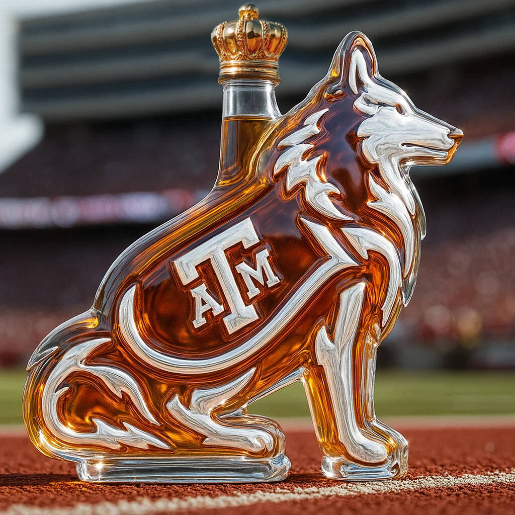 Texas A&M Aggies Whisky Bottle