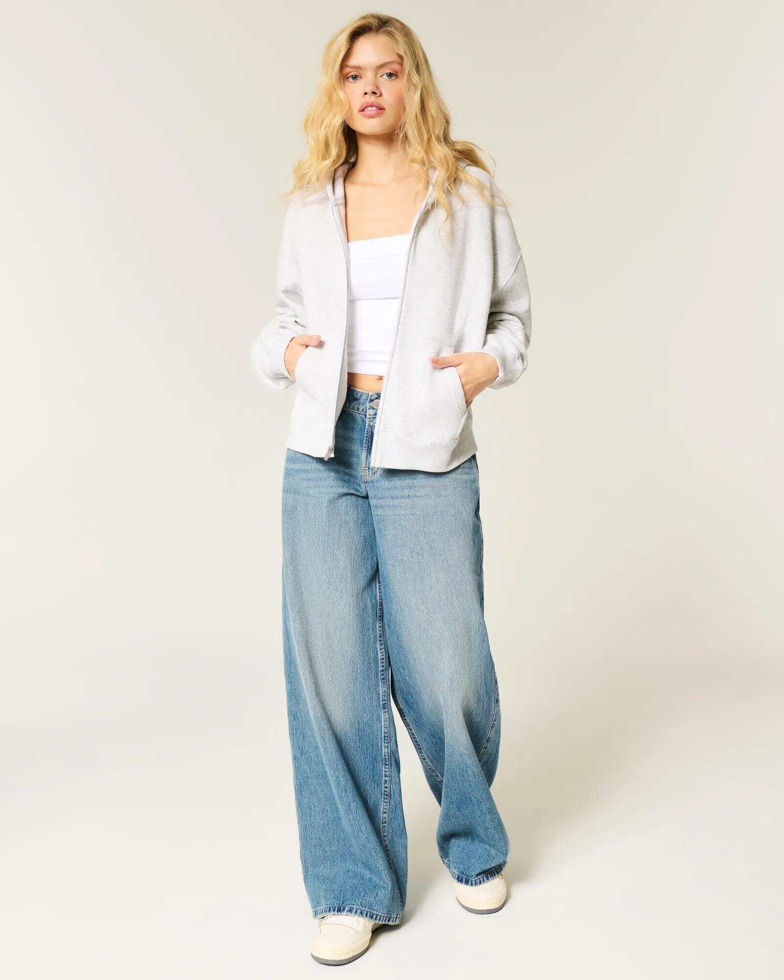 Oversized Zip-Up Hoodie
