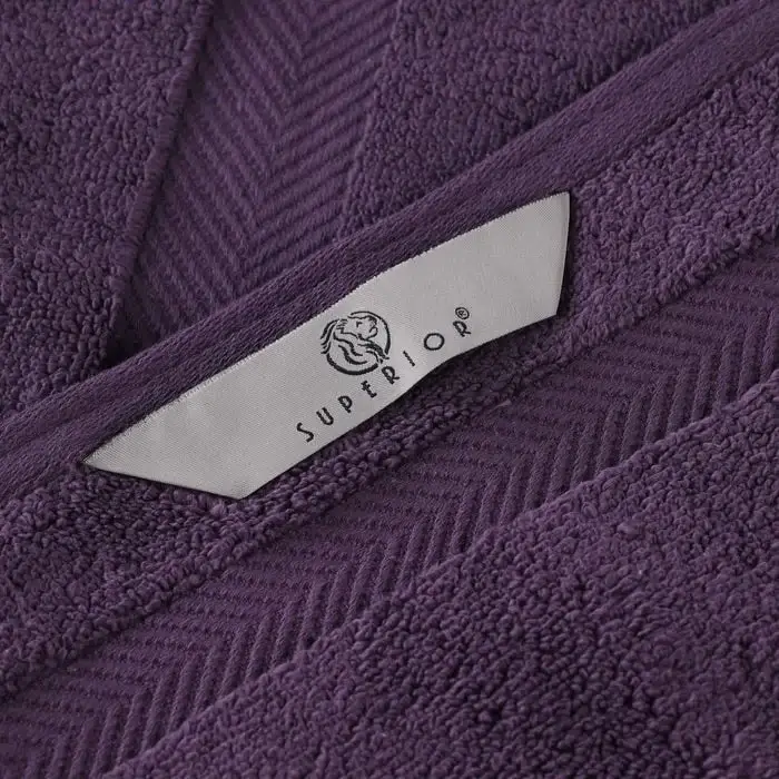 Superior Soft and Absorbent Zero Twist Cotton 6-piece Towel Set