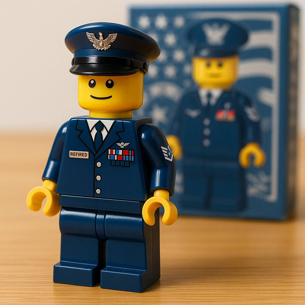 Veterans Tribute Building Block Minifigure