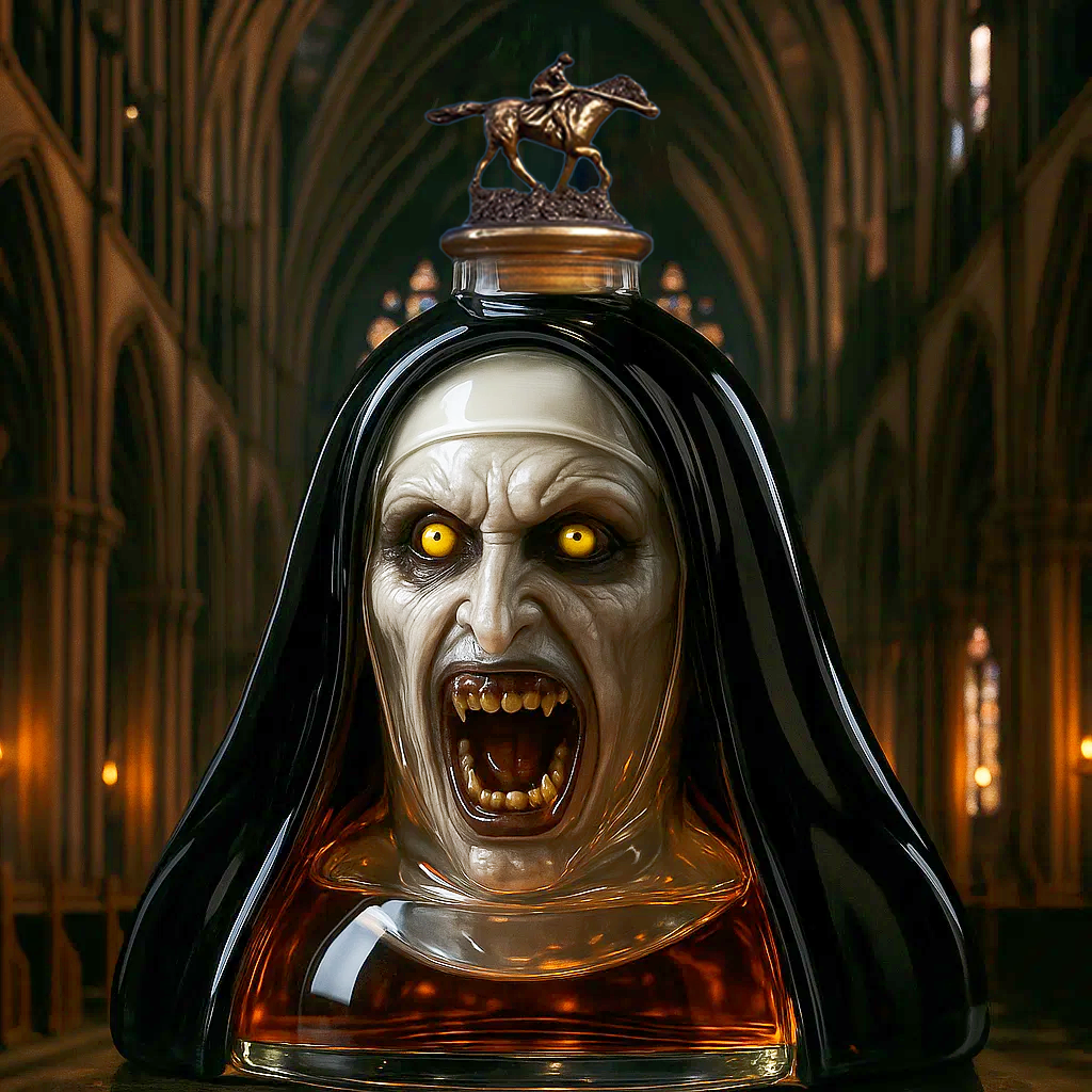 The Nun Whiskey Bottle