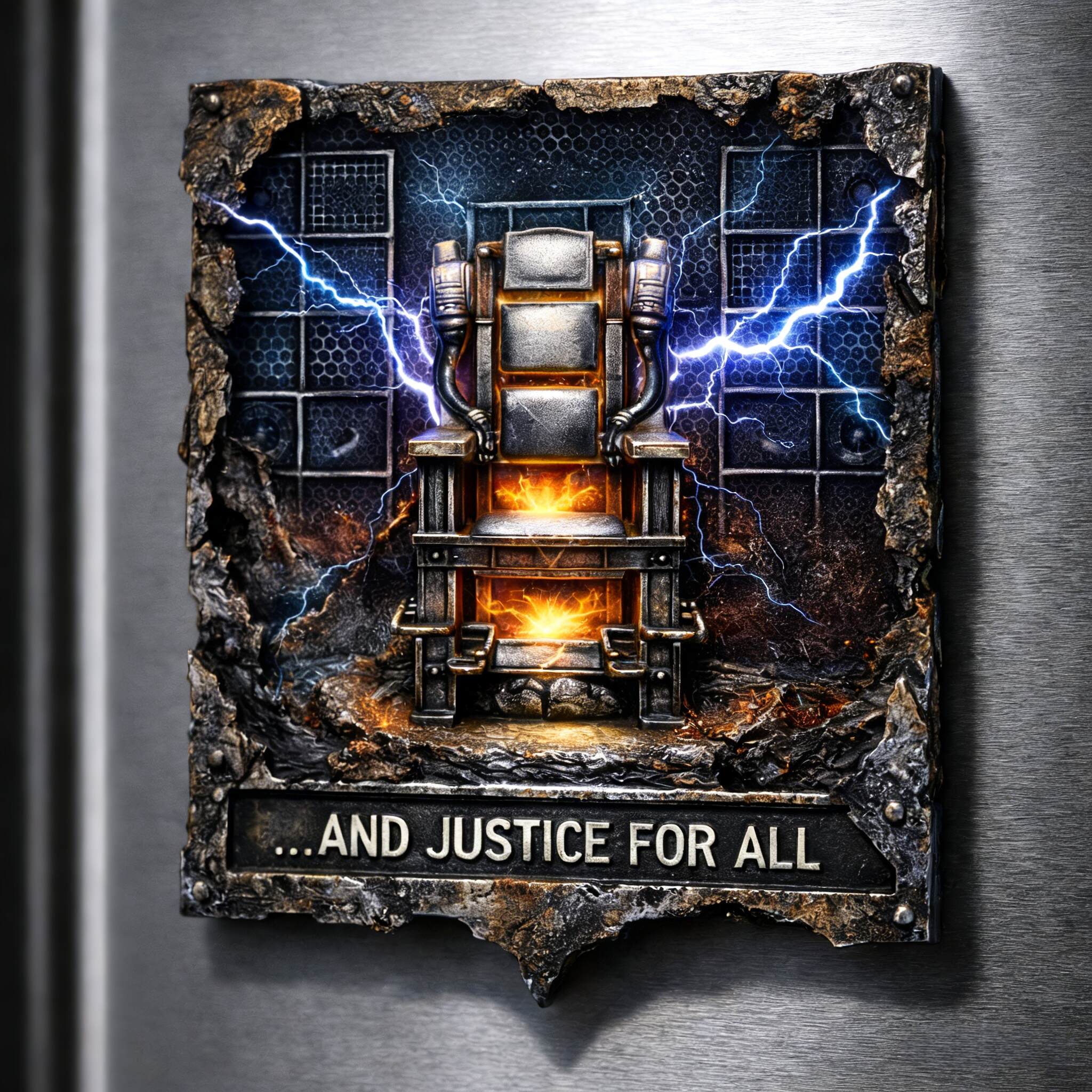 Metallica 45th Anniversary Heavy Metal Fridge Magnet