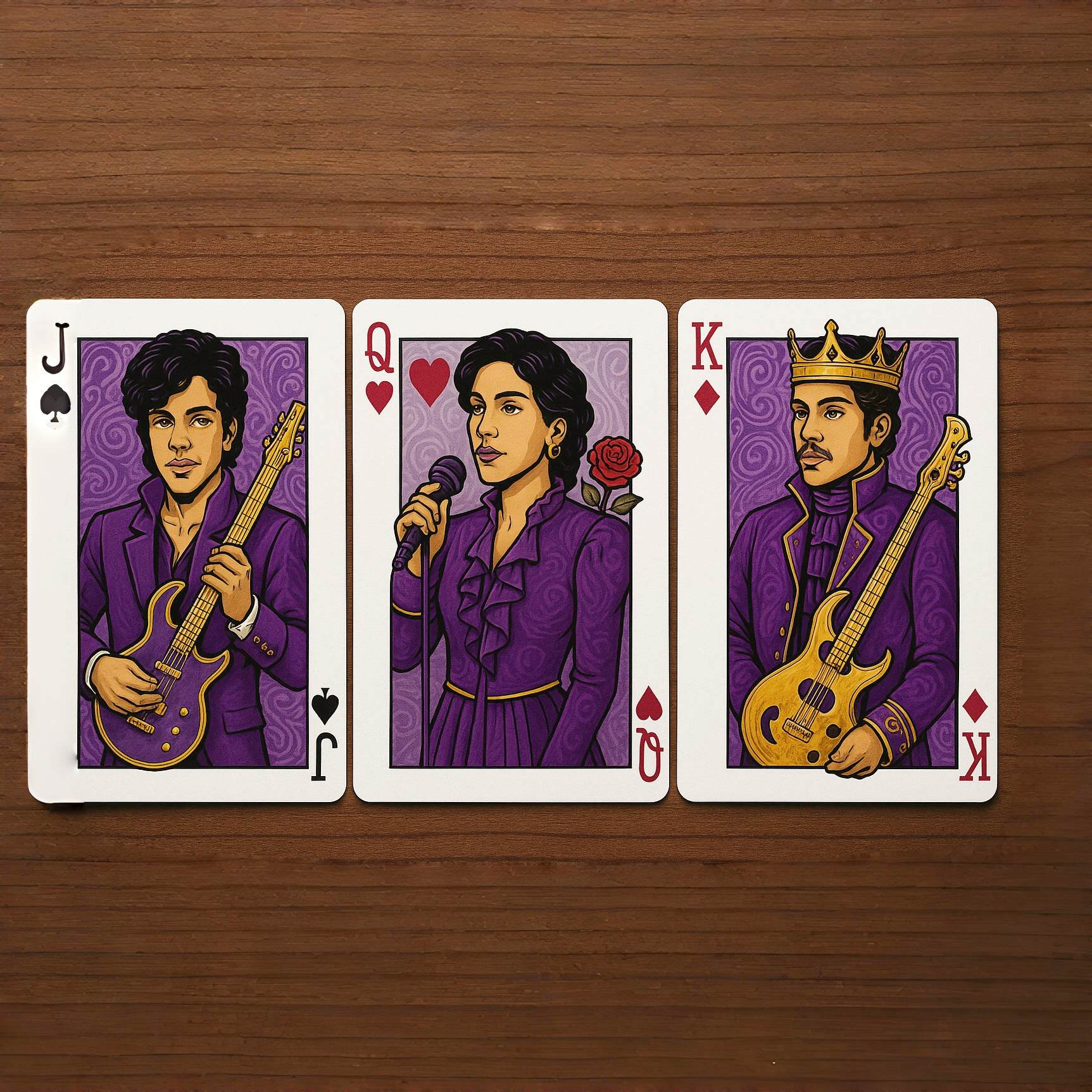 Prince 1958–2016 Memorial Playing Cards