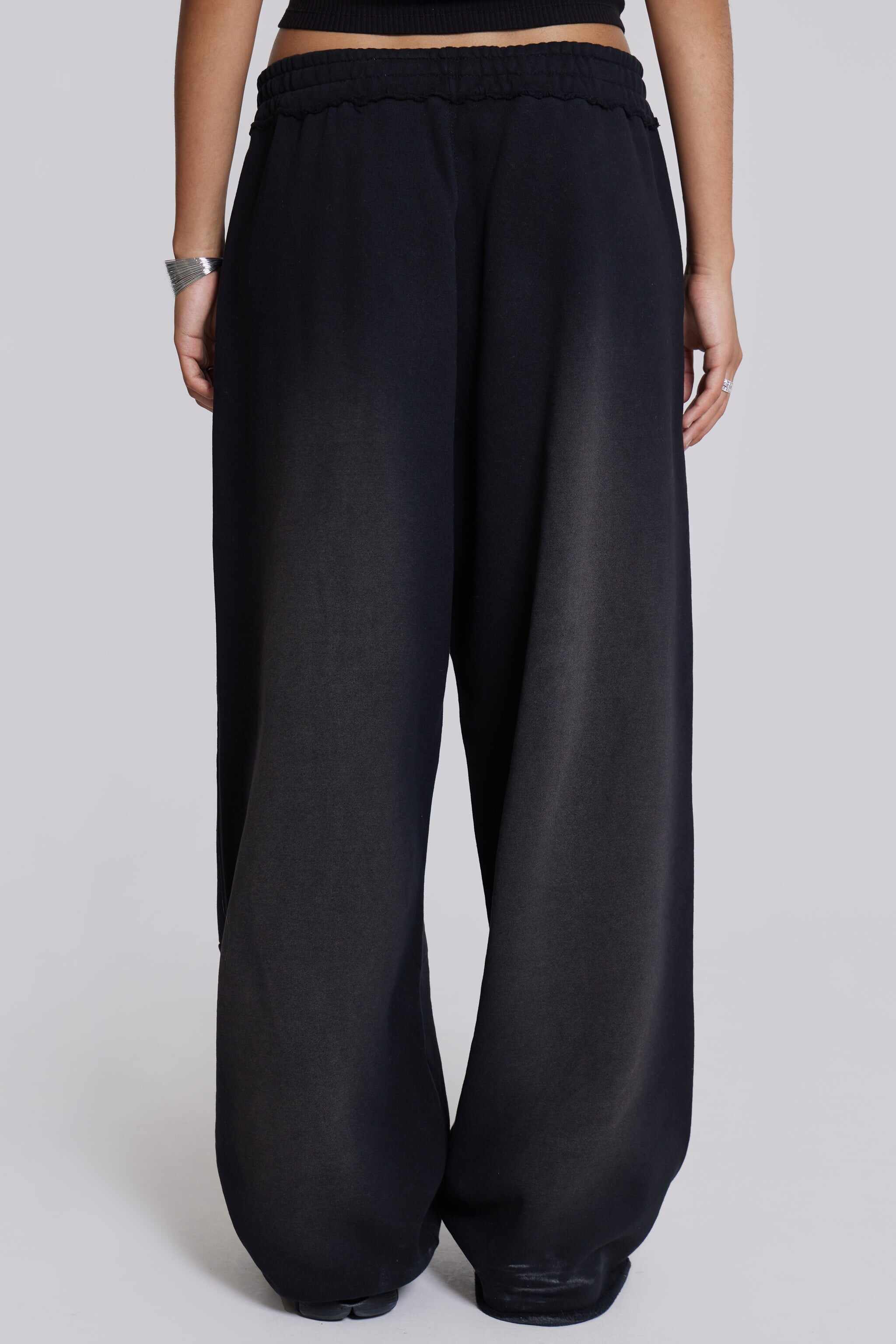 Black Baggy Monster Joggers