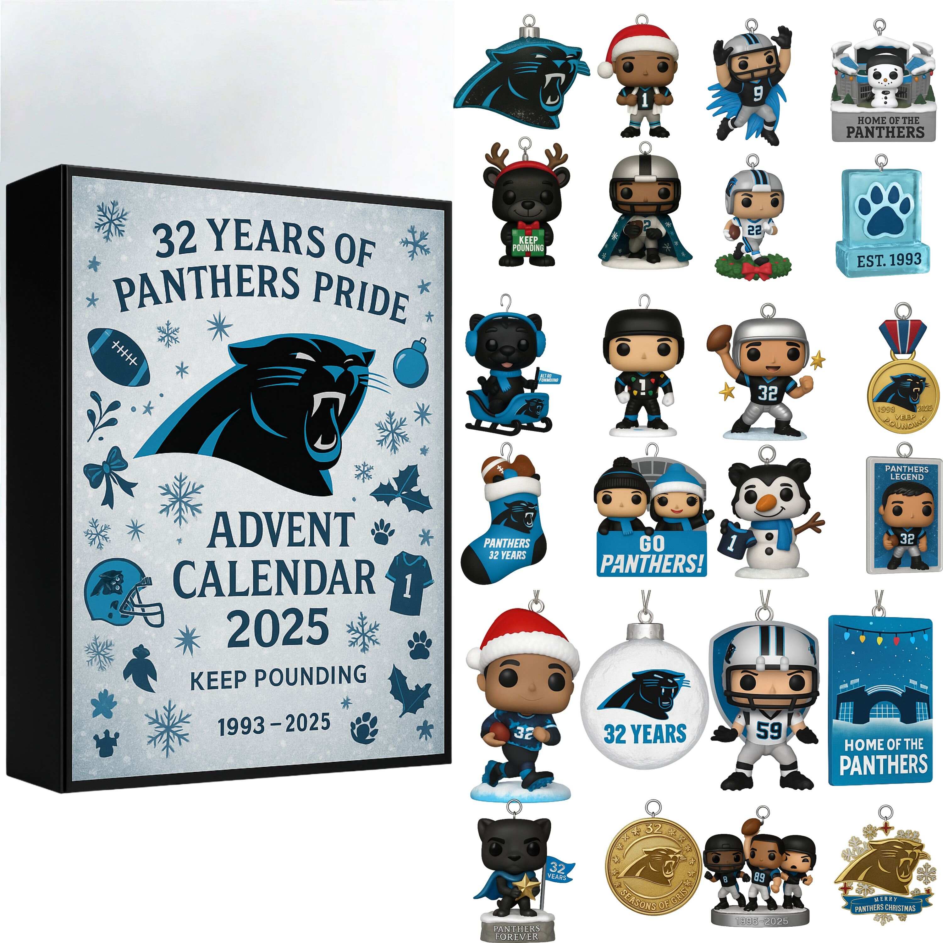 Carolina Panthers 32nd Anniversary Advent Calendar