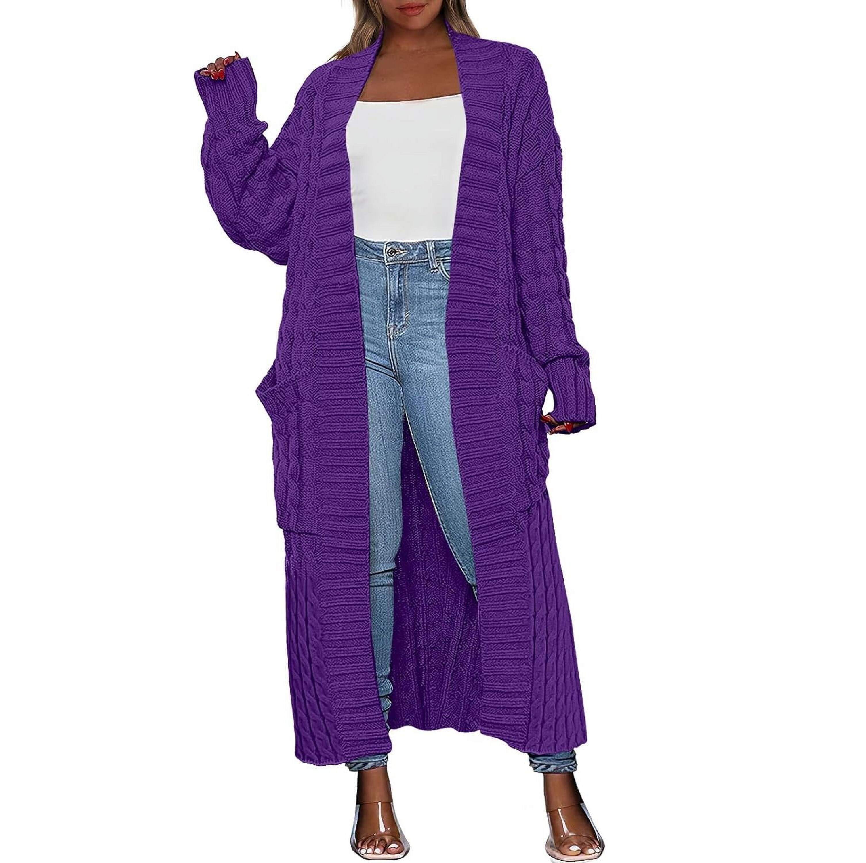 🔥 Last Day For Clearance !-Women's Long Cardigan 2026 Oversized Coat Long Sleeve Open Cardigan Knitted Extra