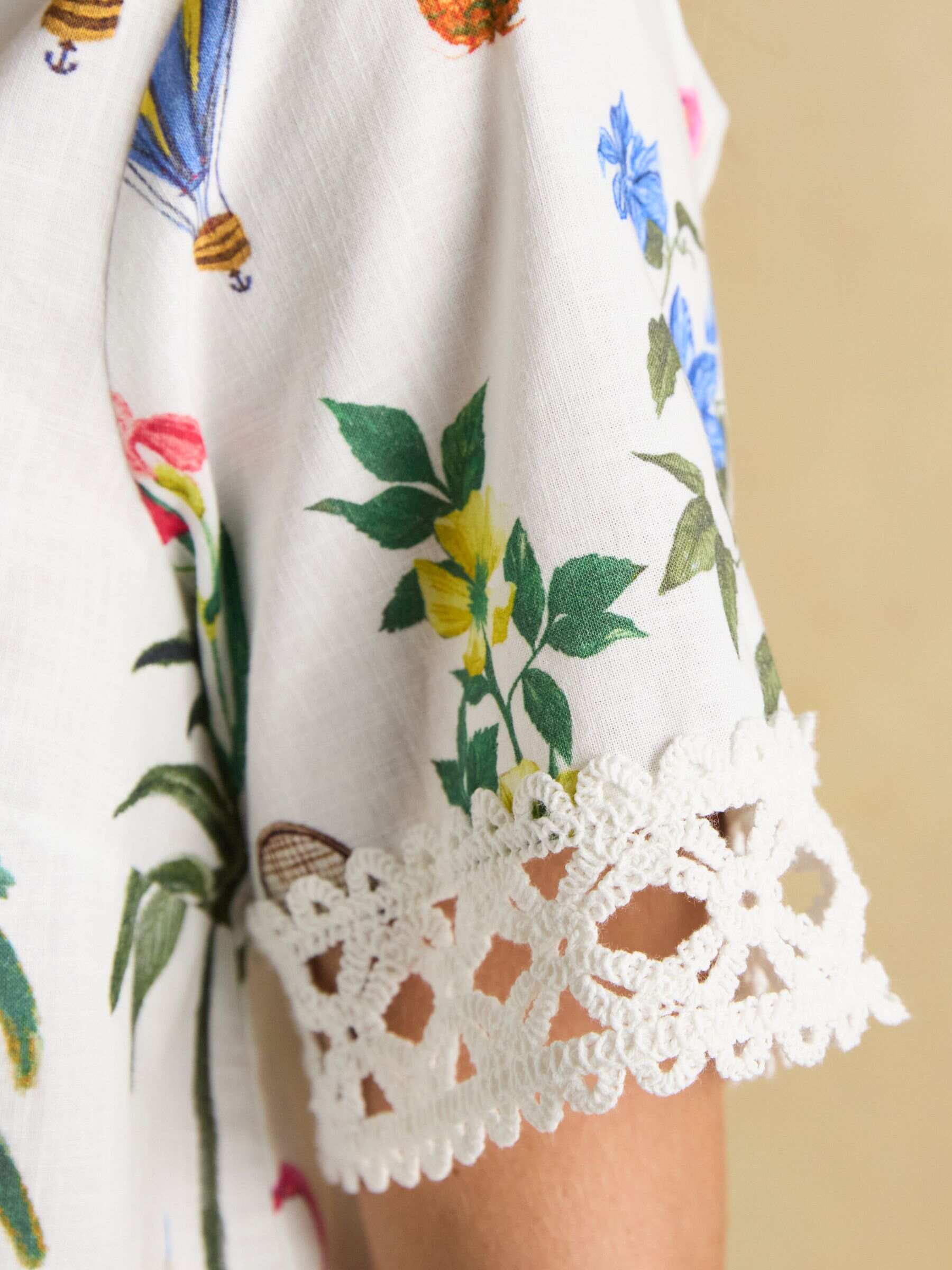 Isobel Multi Crochet Shirt